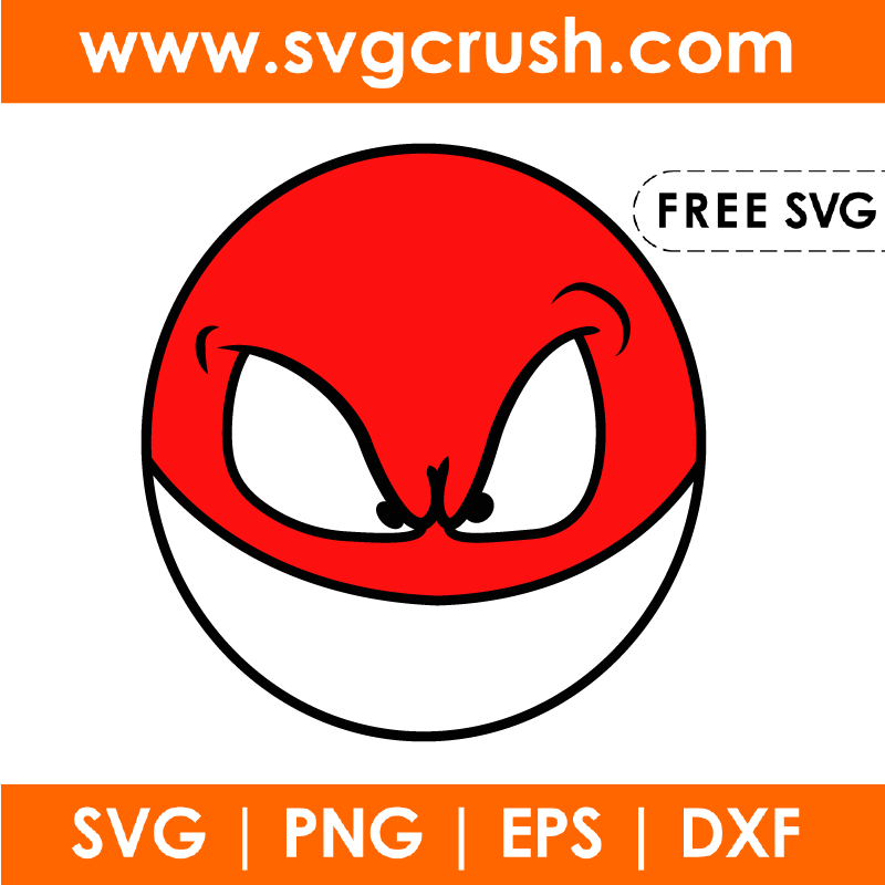 free voltorb-pokemon-001 svg