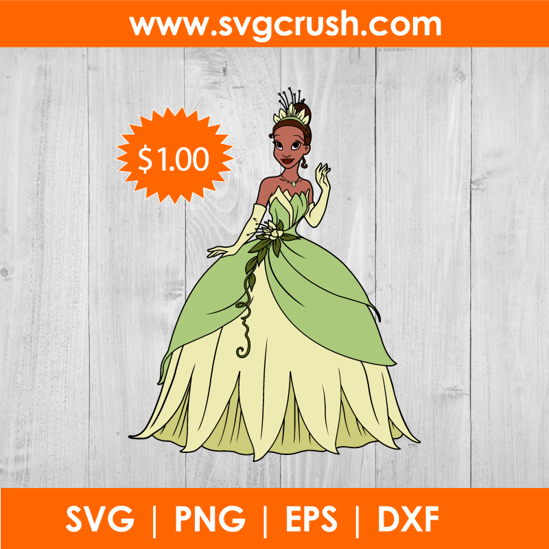 Disney Princess Tiana SVG