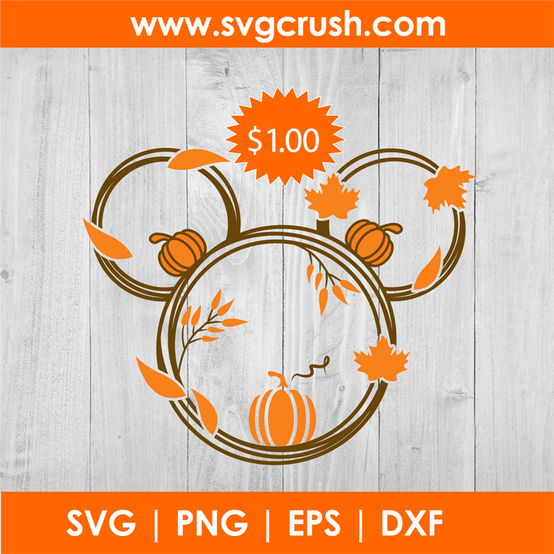 Disney Thanksgiving Monogram SVG