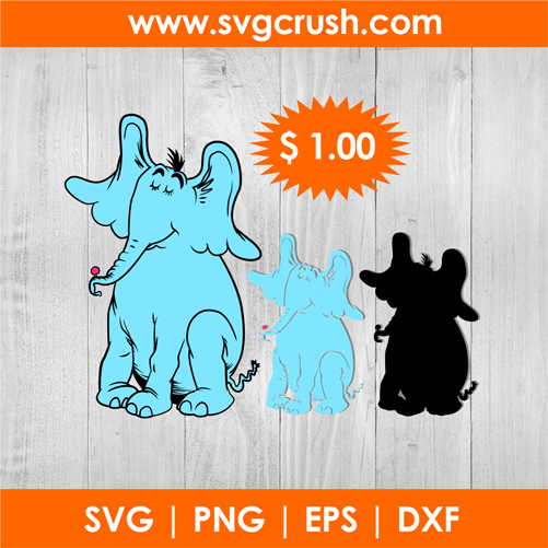 Free Free 155 Horton Elephant Svg SVG PNG EPS DXF File