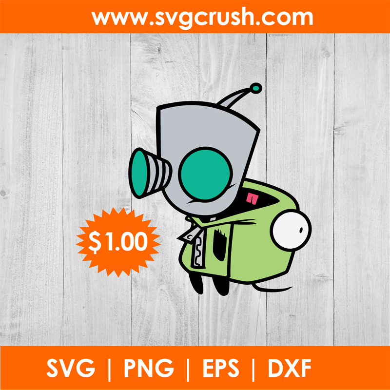 Invader Zim Gir SVG