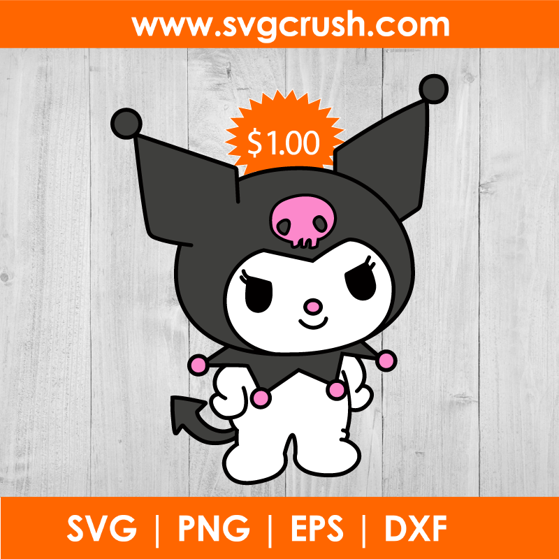 Kuromi Hello Kitty SVG