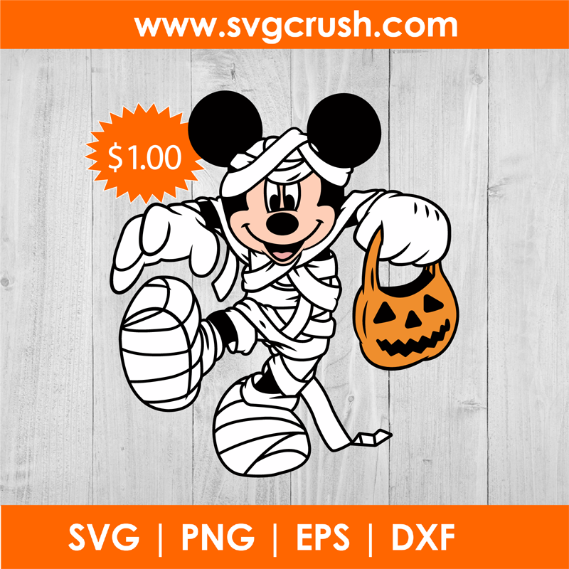 Mummy Mickey SVG