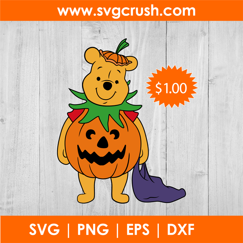 Winnie The Pooh Halloween SVG